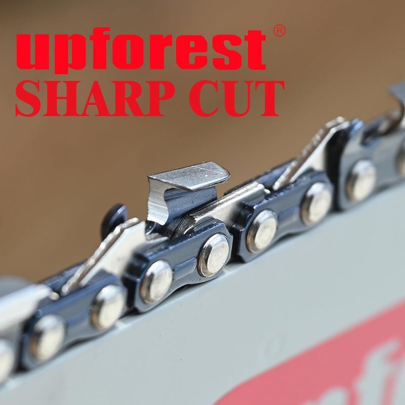 UPFOREST 12" Chainsaw Chain 3/8" LP Pitch, 050" Gauge, 45 DL Fits ECHO CS-271T, CS-280, MAKITA EA3200S,RYOBI P548,EGO CSX3000 DEWALT DCCS620B,GREENWORKS, CRAFTSMAN and More- S45 (3 Chains)(91MOPX45) - Image 5